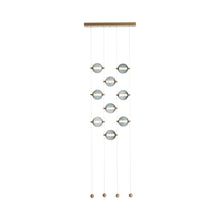 Load image into Gallery viewer, Abacus Floor to Ceiling Plug-In LED Light in Detail.