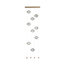 Load image into Gallery viewer, Abacus Floor to Ceiling Plug-In LED Light in Detail.