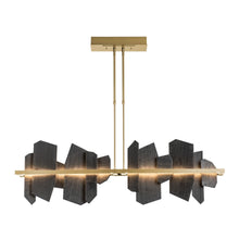 Load image into Gallery viewer, Ardesia LED Pendant Light in Short/Gold.