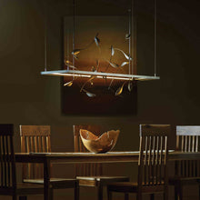 Load image into Gallery viewer, Autumn LED Pendant Light in dining room.