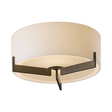 Load image into Gallery viewer, Axis Flush Mount Ceiling Light in Black.