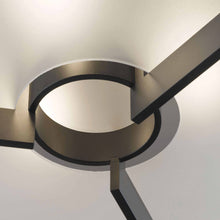 Load image into Gallery viewer, Axis Semi-Flush Mount Ceiling Light in Detail.