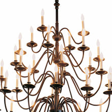 Load image into Gallery viewer, Ball Basket Chandelier in Detail.