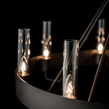 Load image into Gallery viewer, Banded Ring Chandelier in Detail.