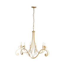 Load image into Gallery viewer, Bella Chandelier in Mahogany.