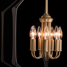 Load image into Gallery viewer, Carousel Chandelier in Detail.