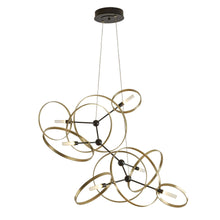 Load image into Gallery viewer, Celesse Pendant Light in Mahogany/Soft Gold.