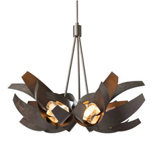 Load image into Gallery viewer, Corona Brass Accent Pendant Light.