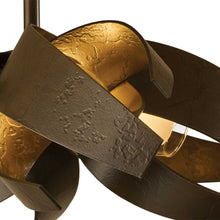 Load image into Gallery viewer, Corona Semi-Flush Mount Ceiling Light in Detail.