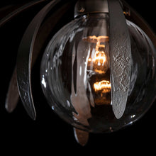 Load image into Gallery viewer, Dahlia Flush Mount Ceiling Light in Detail.