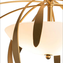 Load image into Gallery viewer, Dahlia Semi-Flush Mount Ceiling Light in Detail.