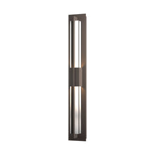 Load image into Gallery viewer, Double Axis Outdoor LED Wall Light in Small/Coastal Dark Smoke.