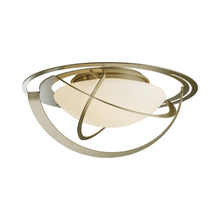 Load image into Gallery viewer, Equinox Semi-Flush Mount Ceiling Light in Mahogany.