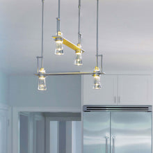 Load image into Gallery viewer, Erlenmeyer Multi-Light Pendant Light in dining room.