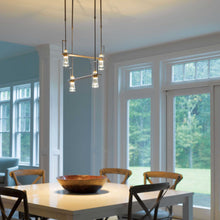 Load image into Gallery viewer, Erlenmeyer Multi-Light Pendant Light in dining room.