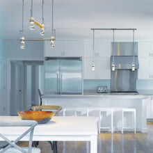 Load image into Gallery viewer, Erlenmeyer Multi-Light Pendant Light in dining room.