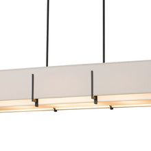 Load image into Gallery viewer, Exos Short Rectangular Pendant Light in Detail.
