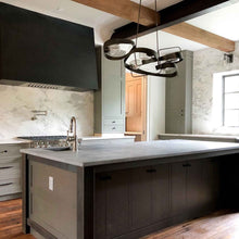 Load image into Gallery viewer, Graffiti Multi Light Pendant Light in kitchen.