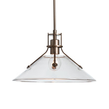 Load image into Gallery viewer, Henry Glass Shade Outdoor Pendant Light in Detail.