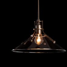 Load image into Gallery viewer, Henry Glass Shade Outdoor Pendant Light in Detail.