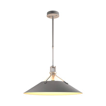 Load image into Gallery viewer, Henry Outdoor Pendant Light in Coastal Burnished Steel/Small/Short.
