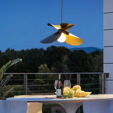 Load image into Gallery viewer, Hibiscus Outdoor Pendant Light in Detail.