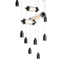 Load image into Gallery viewer, Libra LED Semi-Flush Mount Ceiling Light in Detail.