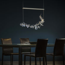 Load image into Gallery viewer, Lily LED Pendant Light in dining room.