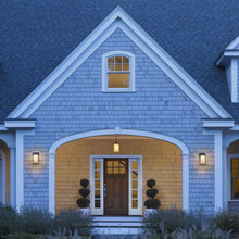 Load image into Gallery viewer, Meridian Outdoor Pendant Light Outside Area.