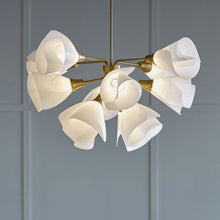 Load image into Gallery viewer, Mobius Multi-Light Pendant Light in Detail.