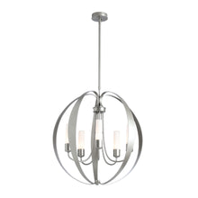 Load image into Gallery viewer, Pomme Outdoor Pendant Light in Coastal Burnished Steel/Short/Opal Glass.