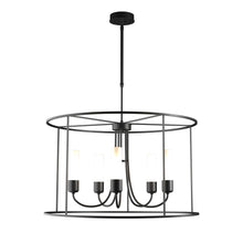 Load image into Gallery viewer, Portico Drum Outdoor Pendant Light.