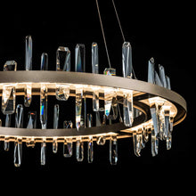 Load image into Gallery viewer, Solitude Circular LED Pendant Light in Detail.