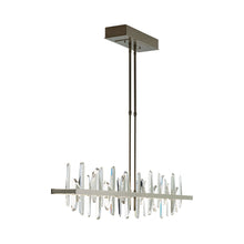 Load image into Gallery viewer, Solitude Linear LED Pendant Light in Detail.