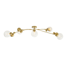 Load image into Gallery viewer, Sprig Semi-Flush Mount Ceiling Light in Detail.