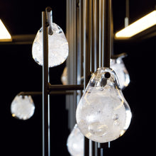 Load image into Gallery viewer, Spring LED Linear Pendant Light in Detail.
