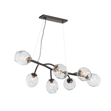 Load image into Gallery viewer, Vine Linear Pendant Light in Bronze.