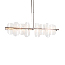 Load image into Gallery viewer, Vitre Linear LED Pendant Light in Bronze/Short.