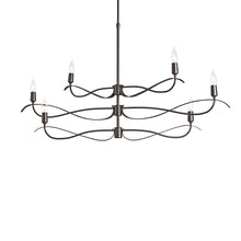 Load image into Gallery viewer, Willow Pendant Light in 14-Inch/Dark Smoke/Short.