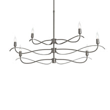 Load image into Gallery viewer, Willow Pendant Light in 14-Inch/Natural Iron/Short.