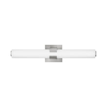Load image into Gallery viewer, Aiden LED Bath Wall Light in Brushed Nickel (Medium).