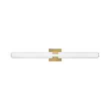 Load image into Gallery viewer, Aiden LED Bath Wall Light in Lacquered Brass (Large).
