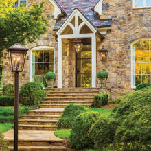 Load image into Gallery viewer, Alford Outdoor Post Light in Outside Area.