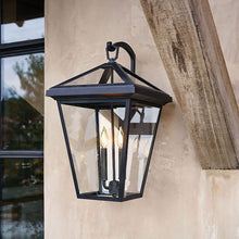 Load image into Gallery viewer, Alford Outdoor Wall Light in Outside Area.