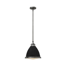 Load image into Gallery viewer, Amelia Mini Pendant Light in Medium/Aged Zinc/Aged Zinc.