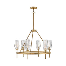Load image into Gallery viewer, Ana Chandelier in Heritage Brass.
