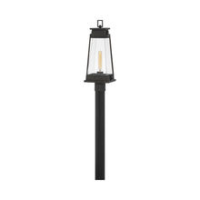 Load image into Gallery viewer, Arcadia Outside Area Post Light in Black.
