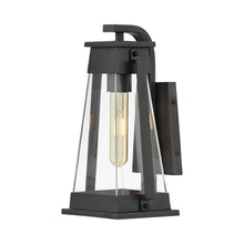 Load image into Gallery viewer, Arcadia Outside Area Wall Light in Black.
