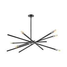 Load image into Gallery viewer, Archer Pendant Light in Large/Satin Black.