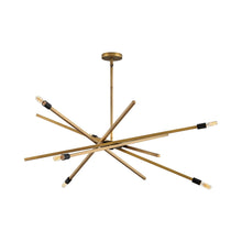 Load image into Gallery viewer, Archer Pendant Light in Large/Heritage Brass.